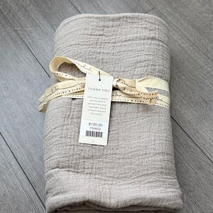 Artisanal Textured Throw Blanket